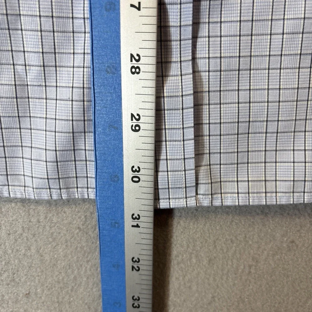 Banana Republic Non Iron Slim‎ Fit Plaid Button Down Shirt Mens Medium